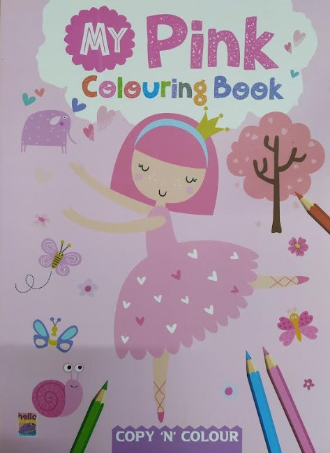 MY PINK COLOURING BOOK 